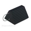 Rubber wheel chocks with U handle for easy access for semi truck trailers SKU RWC-9-U