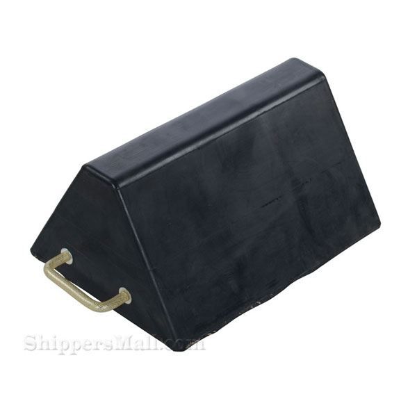 Extra Large rubber wheel chock,  OSHA approved SKU RWC-25
