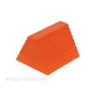 Urethane wheel chock with eyebolt size 9-1/2 x 8x 6- URWC-8