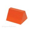 Urethane wheel chock with eye bolt size 9-1/2 x 8x 6- URWC-8