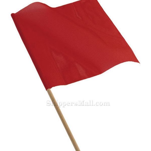 Heavy Duty Vinyl Mesh Flag on dowel