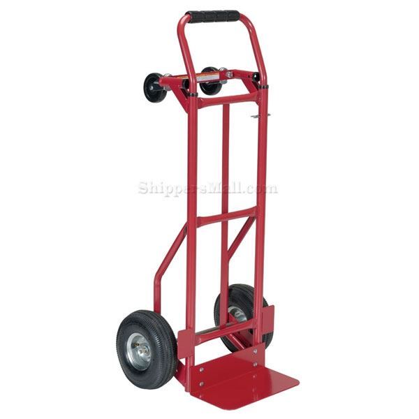 Convertable dolly from 2 wheel into 4 wheel dolly. Part: DSHT-500-PN