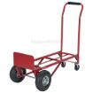 Convertable dolly from 2 wheel into 4 wheel dolly.