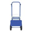Convertable steel dolly from 2 wheel into 4 wheel dolly. 