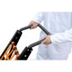 Cold weather two wheel dolly artic grip and non flat wheels. Part SPHT-AG