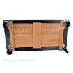 Vinyl covered wood dolly. Weight capacity: 900 lb.