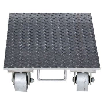 Aluminum Plate Dolly with Stl Wheels & Handle 16x27" Aluminum Plate Dolly with Stl Wheels & Handle 16x27" Part #: PDA-1627-C-S-H