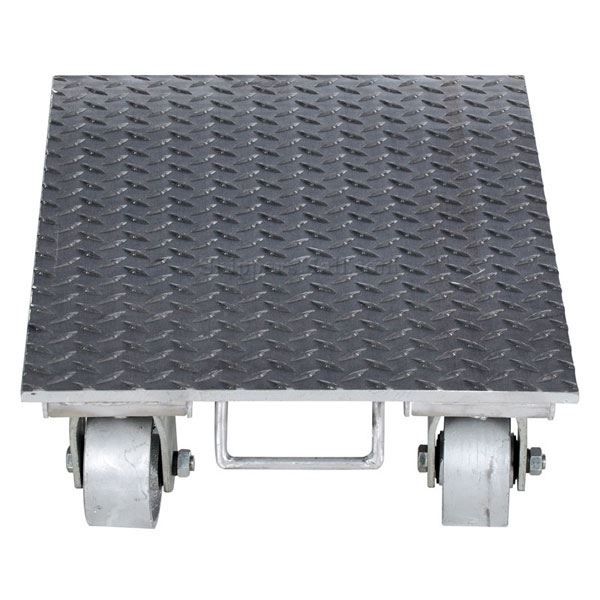 Aluminum Plate Dolly with Stl Wheels & Handle 16x27" Part #: PDA-1627-C-S-H