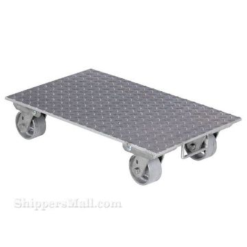 Aluminum Plate Dolly with Steel Wheels 24x36" Part #: PDA-2436-C-S Aluminum Plate Dolly with Steel Wheels 24x36"
