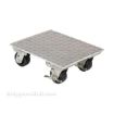 Aluminum Plate Dolly 1200 capacity 14x18 Swivel"