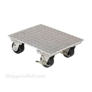 Aluminum Plate Dolly 1200 capacity 14x18 Swivel" Part #: VPLDO/A-1418-AS Aluminum Plate Dolly 1200 capacity 14x18 Swivel"