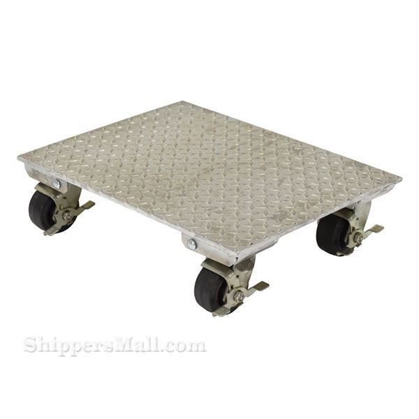 Aluminum Plate Dolly 1200 capacity 18x24 Swivel" Vestil