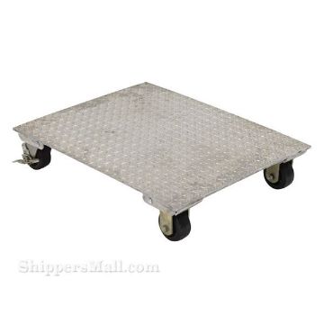 Aluminuminum Plate Dolly 1200 lb capacity 24x30" Part #: VPLDO/A-2430 Aluminuminum Plate Dolly 1200 lb capacity 24x30"