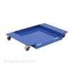 Low-profile steel dolly allows for loading and unloading of materials at floor level. LFH-55