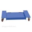 Low-profile steel dolly allows for loading and unloading of materials at floor level. Part LFH-55