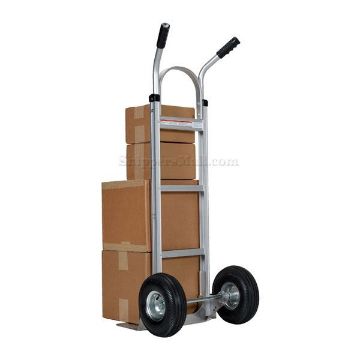 Show details for 2 Handle Alum Hand Truck Pneumatic - DHHT-500A Picture of 2 Handle Alum Hand Truck Pneumatic - DHHT-500A