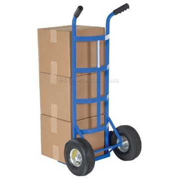 Show details for Steel Dual Handle Hand Truck Pn Wheel Picture of Steel Dual Handle Hand Truck Pn Wheel
