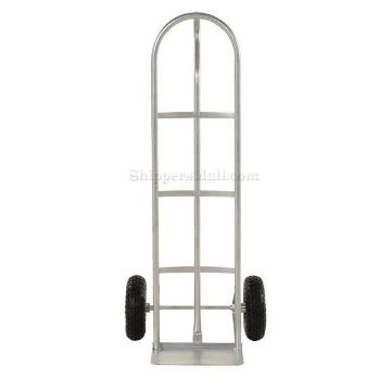 Show details for Steel P-Handle Truck 500 Lb Pneumatic Picture of Steel P-Handle Truck 500 Lb Pneumatic