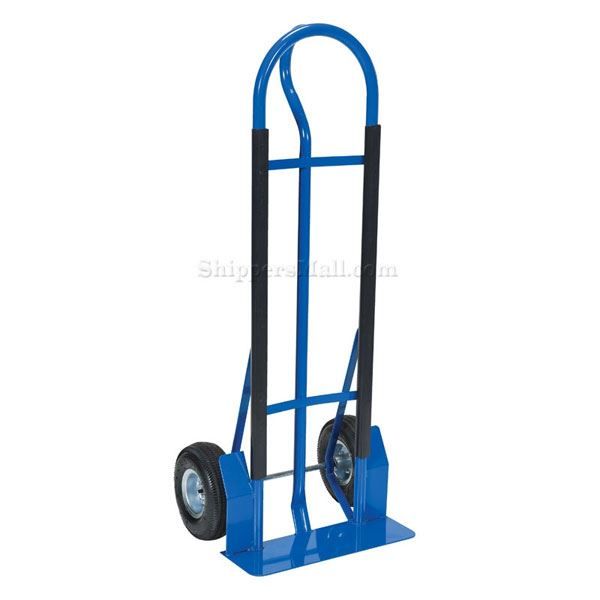 Heavy duty Steel P-Handle Truck 600 lb. capacity with Pneumatic wheels,Vestil Part #: SPHT-500S-HD