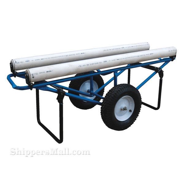 Carpet dolly 4 wheel dolly with roller dispenser foam filled wheels