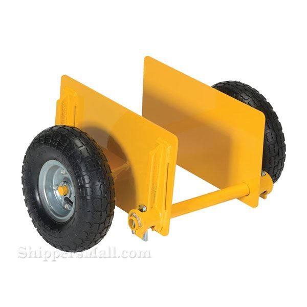 Adjustable panel dolly for moving doors, glass or large flat objects. Vestil Part #PLDL-ADJ-10PN
