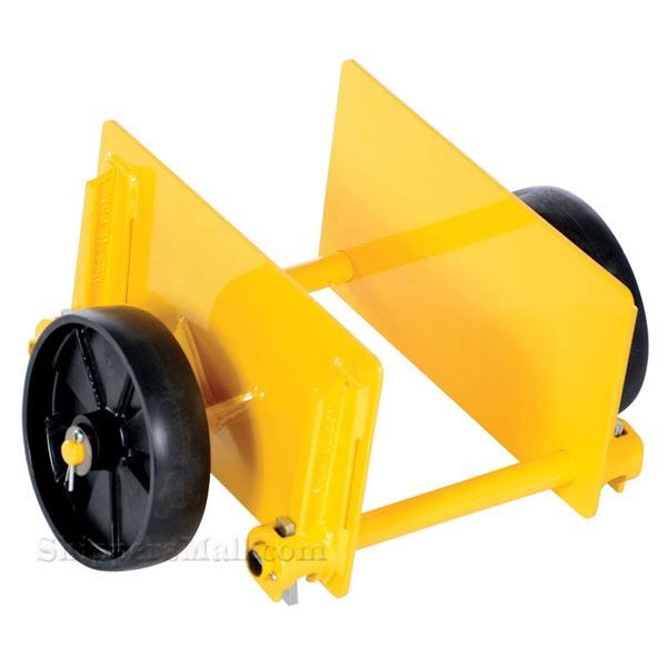 Adjustable panel dolly for moving doors, glass or large flat objects. Vestil Part #PLDL-ADJ-8GFN
