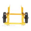 Adjustable panel dolly for moving doors, glass or large flat objects. 