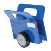 Lightweight door and panel dolly with auto-clamp feature for moving doors, glass or large flat objects. Vestil Part # PLDL-LD-2-4PP