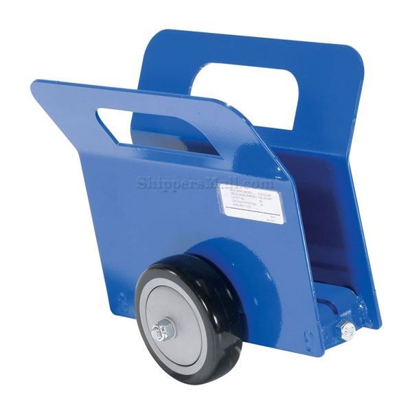 Lightweight door and panel dolly with auto-clamp feature for moving doors, glass or large flat objects. Vestil Part # PLDL-LD-2-4PP