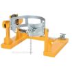 Drum carrier/rotator fork truck extension.  DCR-205-15