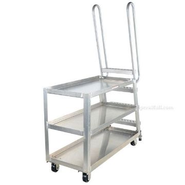 Stock picker carts for getting stock from shelves. # SPA-HD-2252 Stock picker carts for industrial use Heavy duty 500 lb capacity. Vestil # SPA-HD-2252
