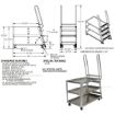 Stockpicker truck for industrial use High duty 500 lb capacity. Vestil Part SPA-HD-2852 specs sheet
