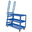 Stockpicker carts for industrial use High duty 1000 lb capacity. Vestil Part SPS-HD-2252