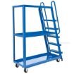 Stockpicker carts for industrial use High duty 500 lb capacity. Vestil Part SPS-HF-2252