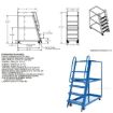 High Frame Cart 28 X 52 Mold-On-Rubber casters, #: SPS-HF-2852 drawing