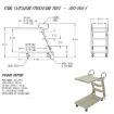 Drawing for Steel Cantilever Stock Picker Truck, part #: SPS2-2041-C