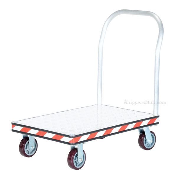 Heavy Duty Aluminum Treadplate Platform Truck Measures 24X36 Part #: ATP-C-2436