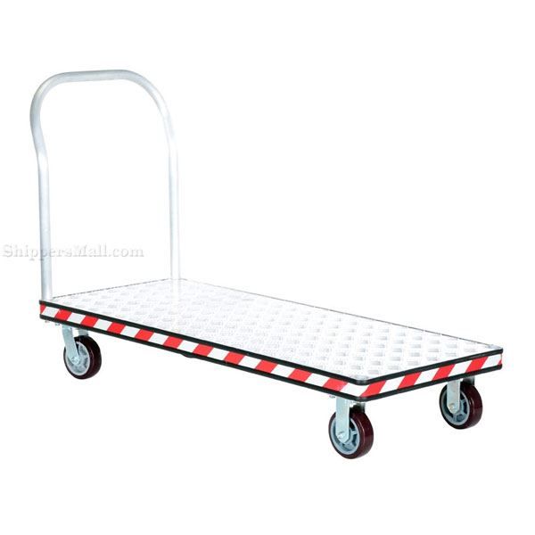 Heavy Duty Aluminum Treadplate Platform Truck Measures 24X60 Part #: ATP-C-2460