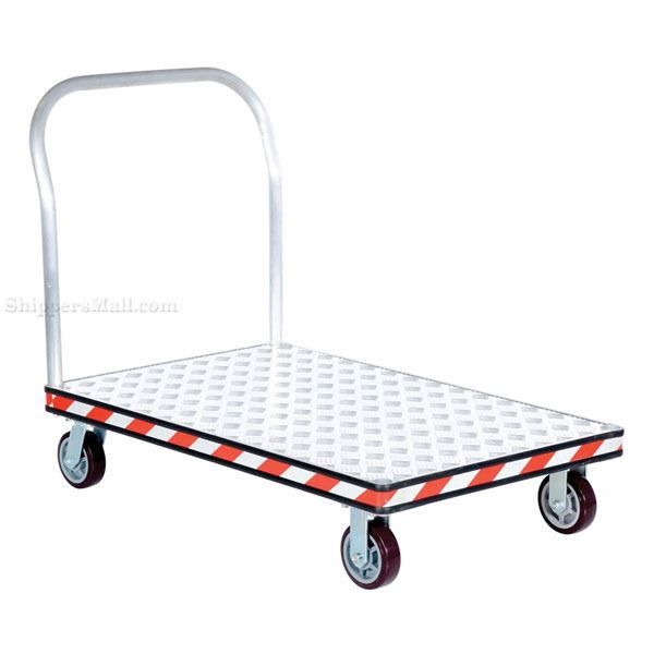 Heavy Duty Aluminum Treadplate Platform Truck Measures 30X48Part #: ATP-C-3048
