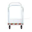 Heavy Duty Aluminum Treadplate Platform Truck with Double Handles, Measures 24X36. Double handle. Part #: ATP-C-2436-2HDL front