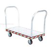 Heavy Duty Aluminum Treadplate Platform Truck with Double Handles, Measures 24X48. Double handle. Part #: ATP-C-2448-2HDL