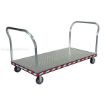 Heavy Duty Aluminum Treadplate Platform Truck with Double Handles,  36X72.