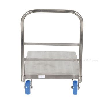Stainless Steel Platform Truck with poly/poly casters 24X36 Part : SSPT-2436 rear Stainless Steel Platform Truck with poly on poly casters 24X36 Part #: SSPT-2436 Rear
