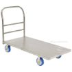 Stainless Steel Platform Truck with poly on poly casters. 24X48Part #: SSPT-2448