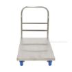 Stainless Steel Platform Truck with poly on poly casters. 24X48Part #: SSPT-2448 front