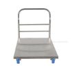 Stainless Steel Platform Truck with poly on poly casters. 30X48 a