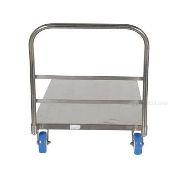 Stainless Steel Platform Truck with poly on poly casters. 30X48 Part #: SSPT-3048 b Stainless Steel Platform Truck with poly on poly casters. 30X48 b