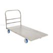 Stainless Steel Platform Truck with poly on poly casters. 30X60 Part #: SSPT-3060