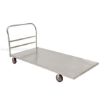 Stainless Steel Platform Truck with poly on poly casters. 36X72 Part #: SSPT-3672
