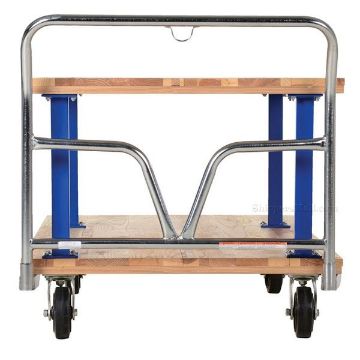 Double Deck Hardwood Platform Cart 36X72 Rear Double Deck Hardwood Platform Cart with a 1600 lb. capacity. Deck size; 36X72Part #: VHPT/D-3672 Rear
